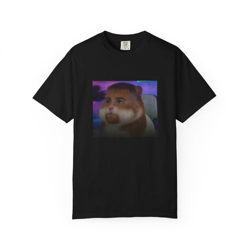 Bear Meme T-Shirt — Vaporwave Driving Hamster Design