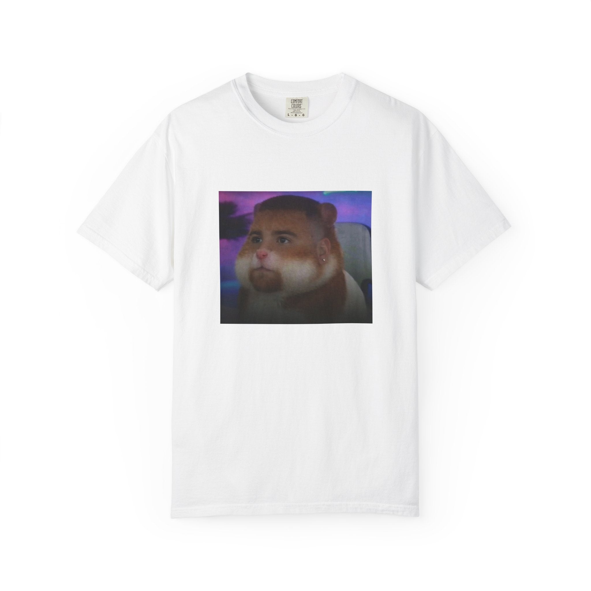 Bear Meme T-Shirt — Vaporwave Driving Hamster Design